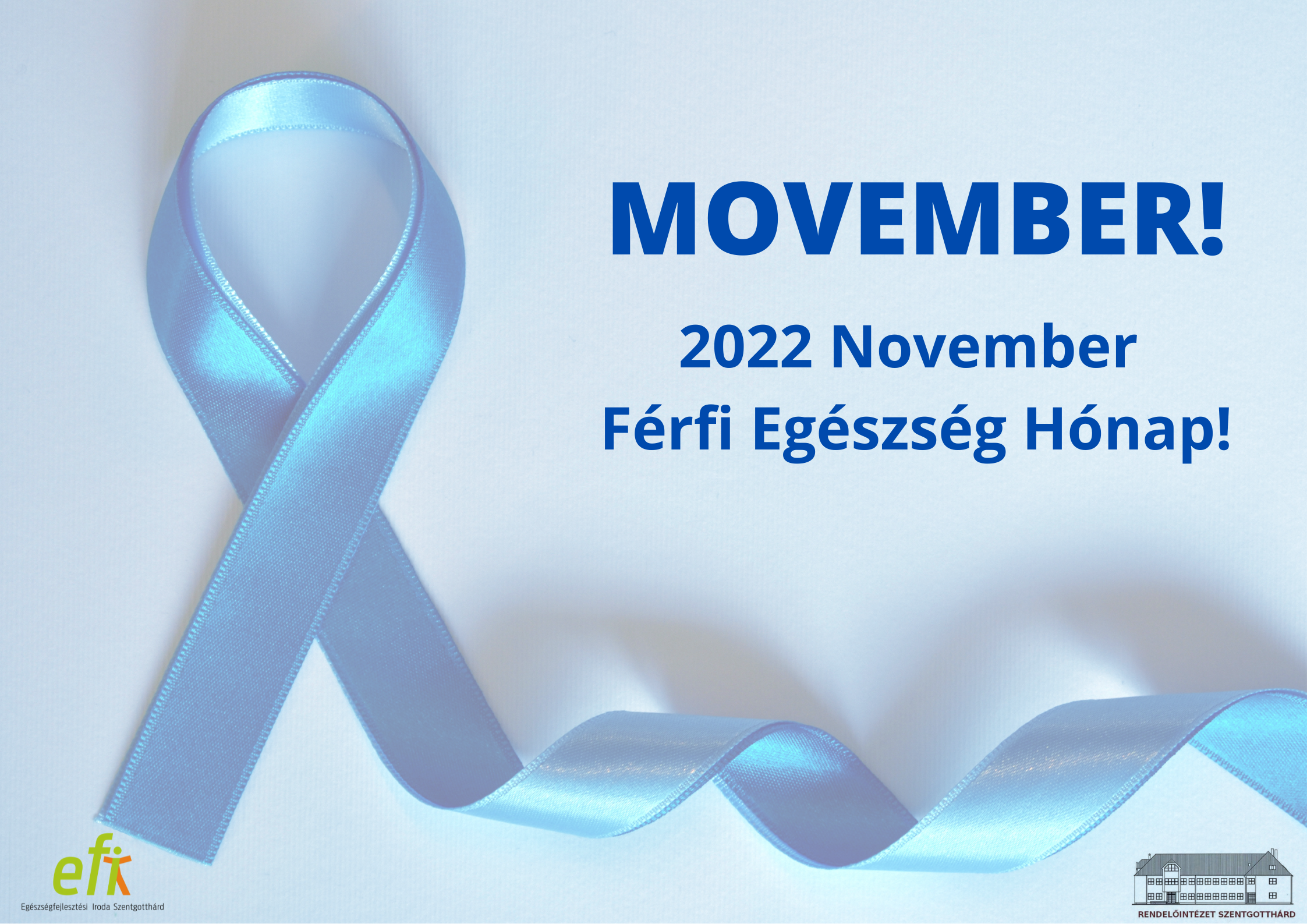 MOVEMBER 2022 November Férfi Egészség Hónap!